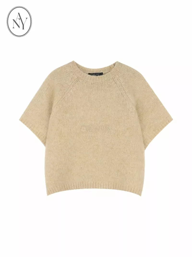 Theany - Korean Women Fashion - #thelittlethings - Mix Mohair Knit Tee - 8