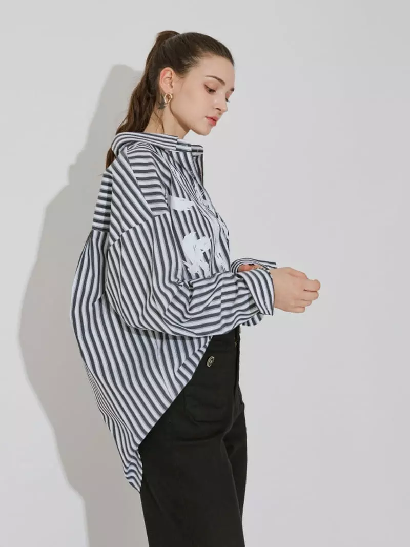 Theany - Korean Women Fashion - #thatsdarling - Ro We Shirt - 4