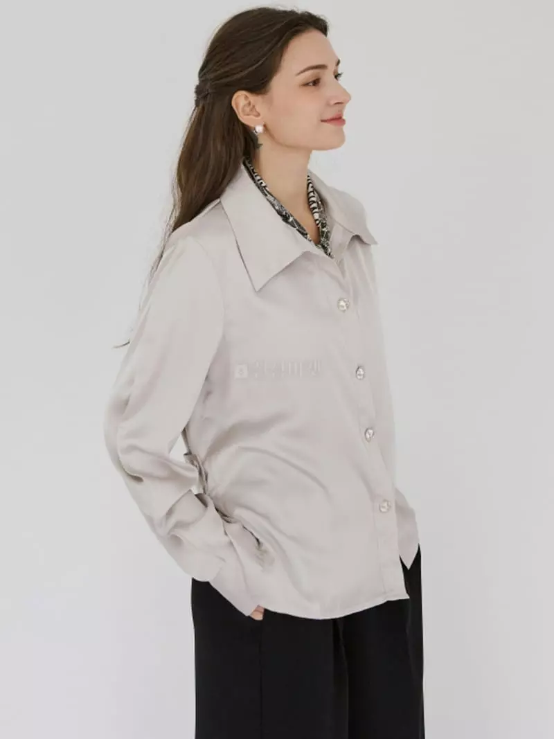 Theany - Korean Women Fashion - #vintageinspired - Strap Half Blouse - 11