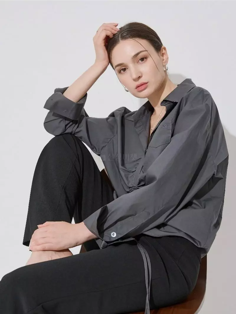 Theany - Korean Women Fashion - #vintageinspired - Shirring Shirt - 8