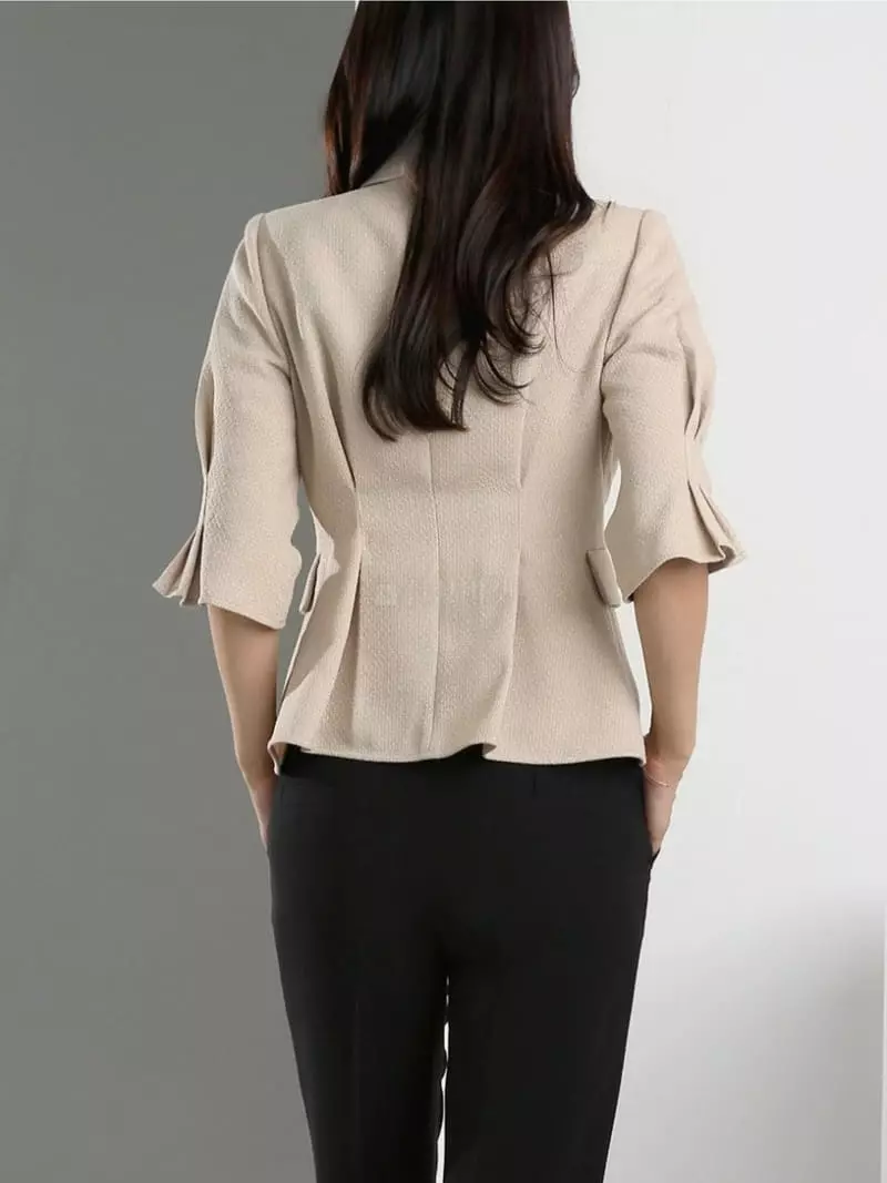 Theany - Korean Women Fashion - #momslook - Worst Pintuck Jacket - 4