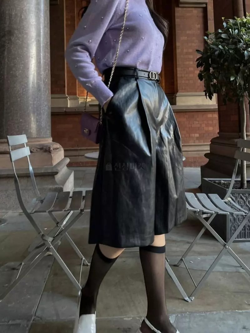 Theany - Korean Women Fashion - #momslook - Why Leather Pabnts - 4