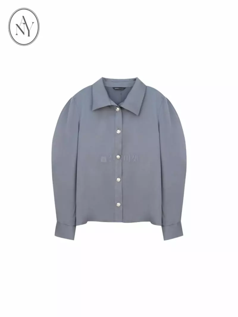 Theany - Korean Women Fashion - #womensfashion - Strap Half Blouse - 2