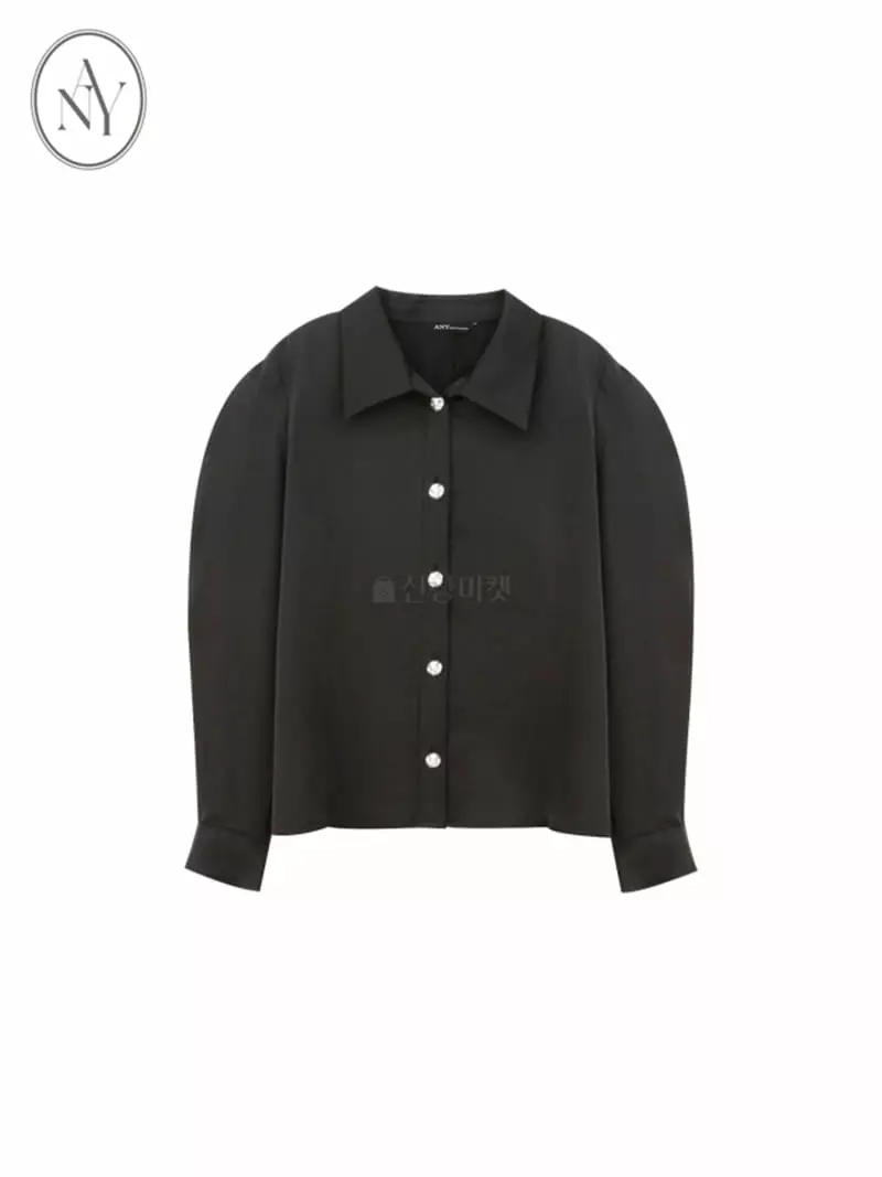 Theany - Korean Women Fashion - #womensfashion - Strap Half Blouse - 6