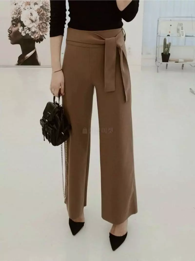 Theany - Korean Women Fashion - #womensfashion - Strap Pants