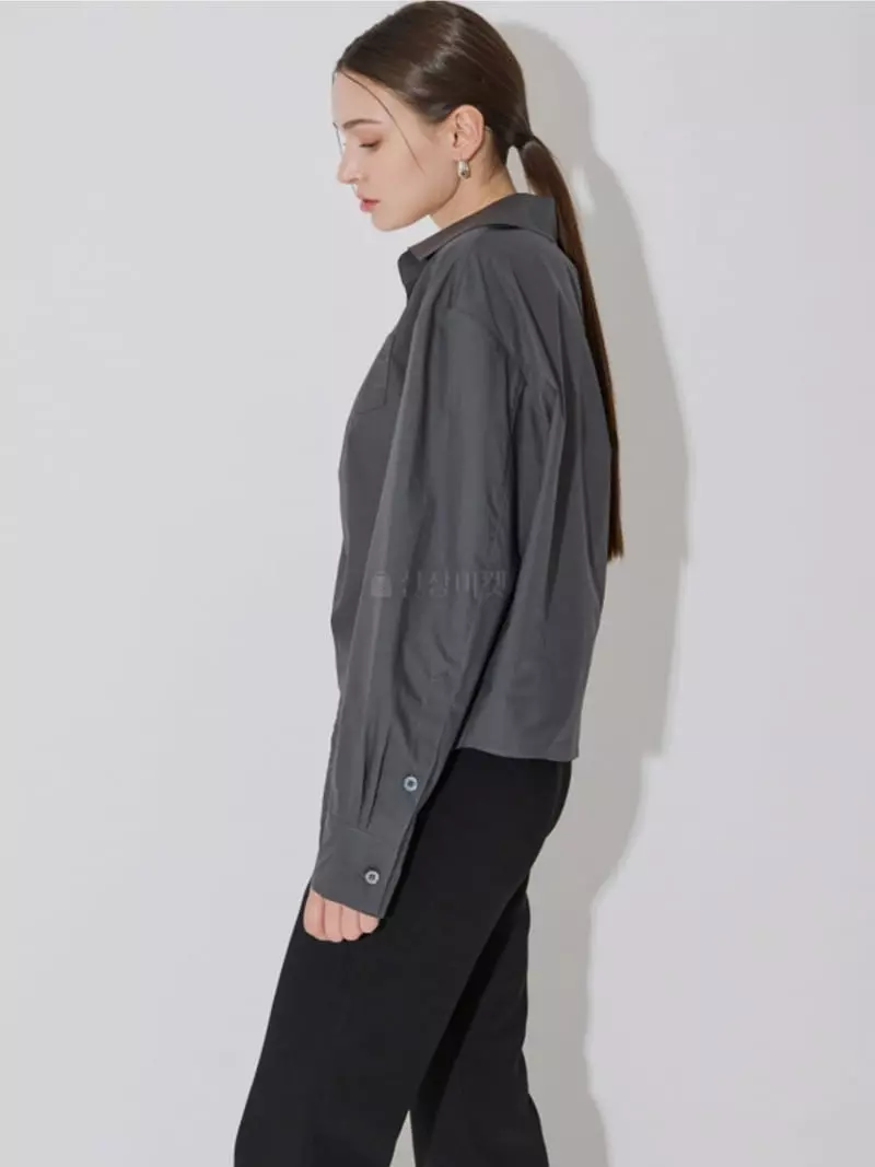 Theany - Korean Women Fashion - #womensfashion - Shirring Shirt - 3