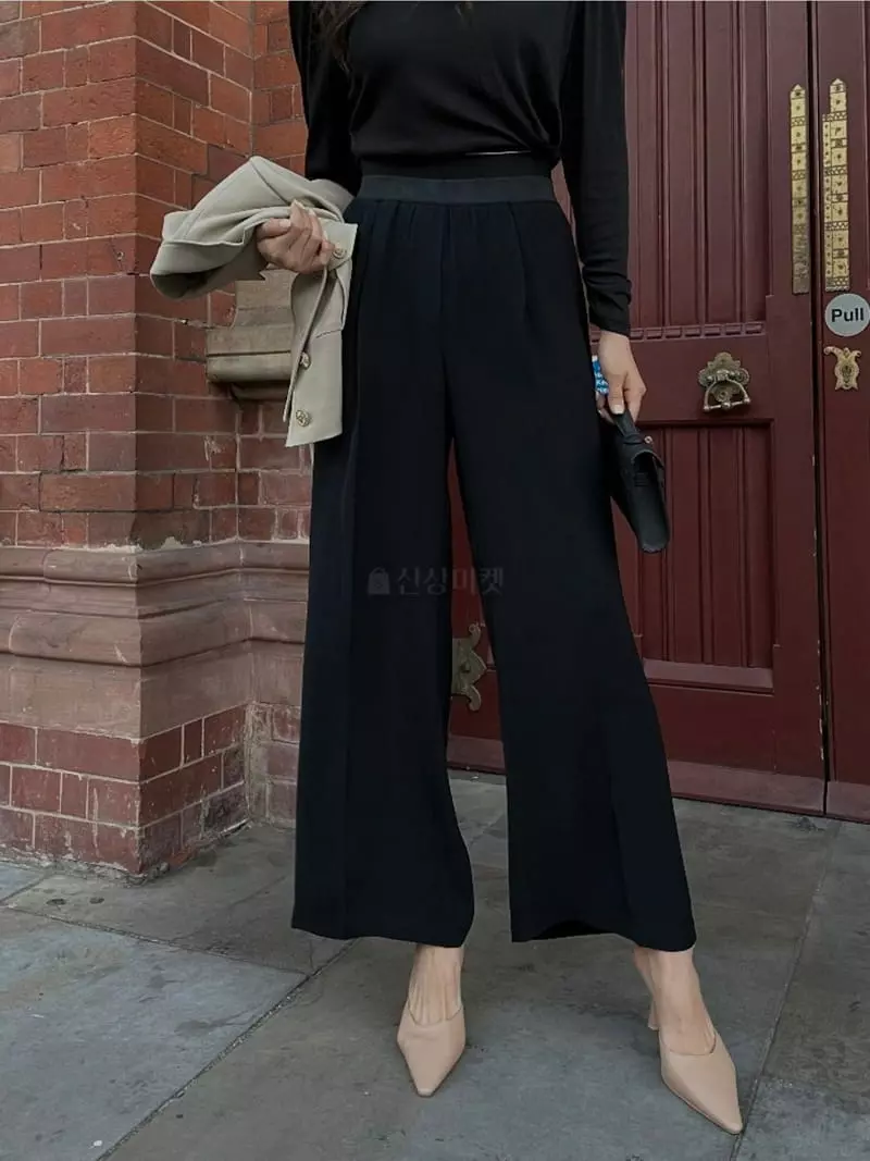 Theany - Korean Women Fashion - #womensfashion - Double Banding Pants - 8