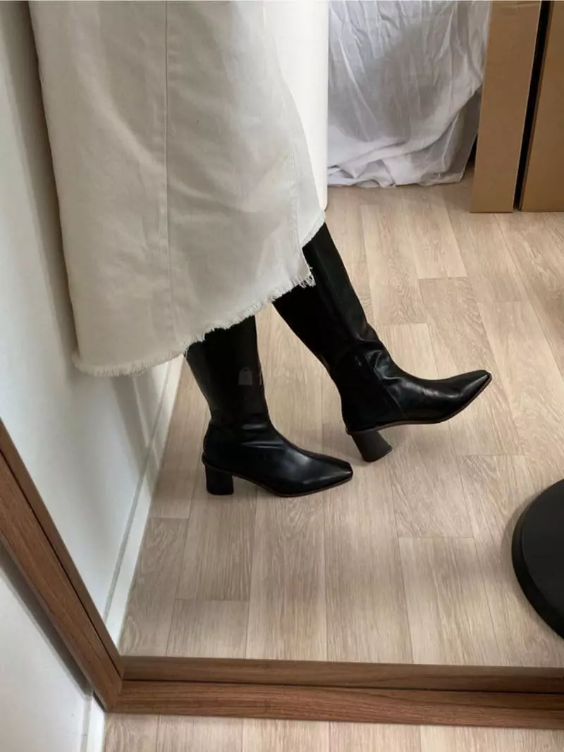 Themuse - Korean Women Fashion - #momslook - 1012 Long Boots - 12