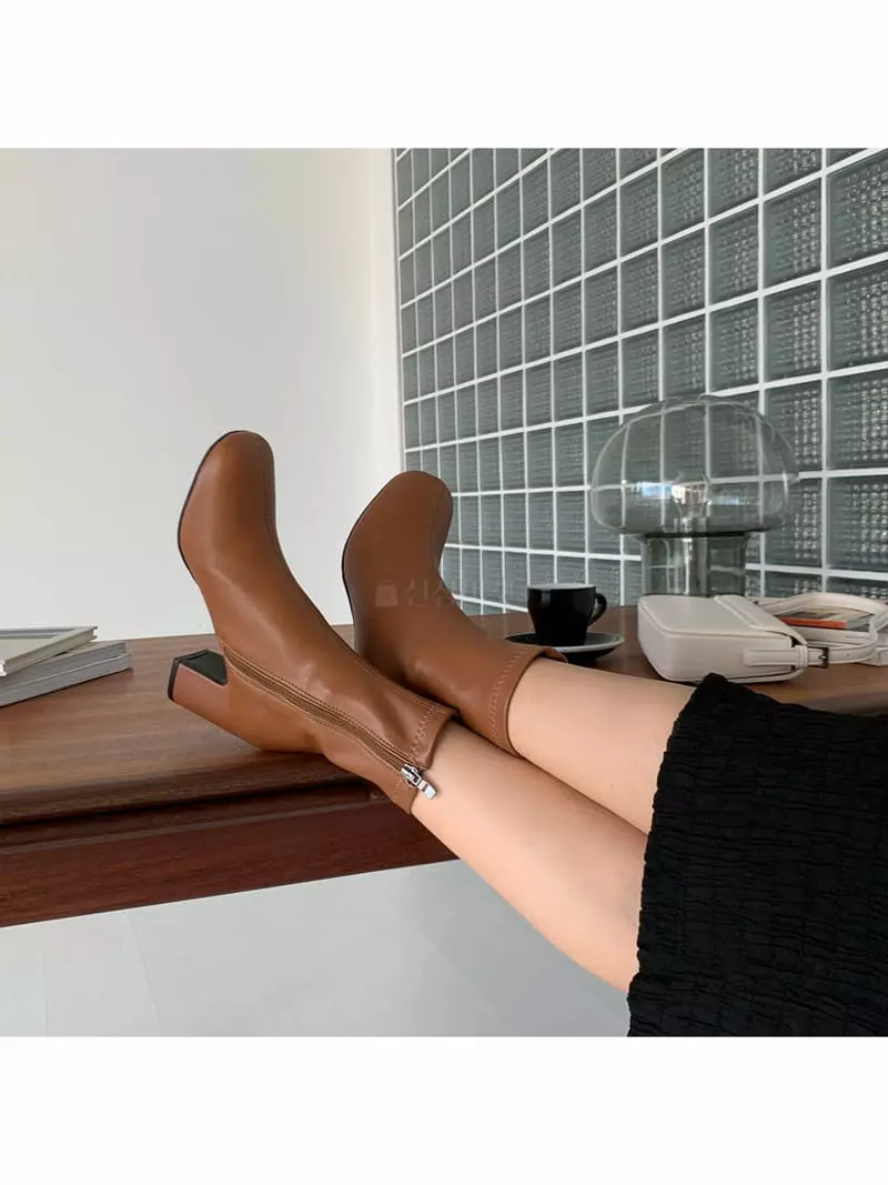 Themuse - Korean Women Fashion - #momslook - 1009 Ankle Boots - 7