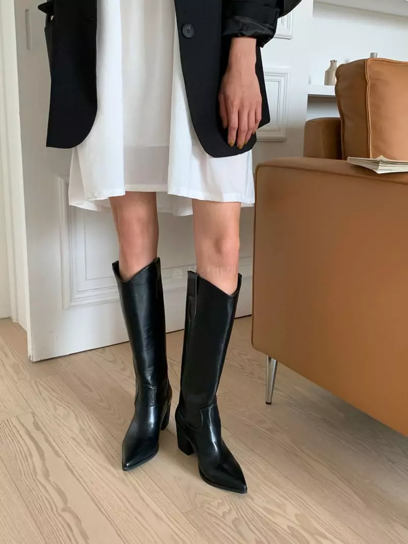 Themuse - Korean Women Fashion - #momslook - 1001 Wastern Boots - 7