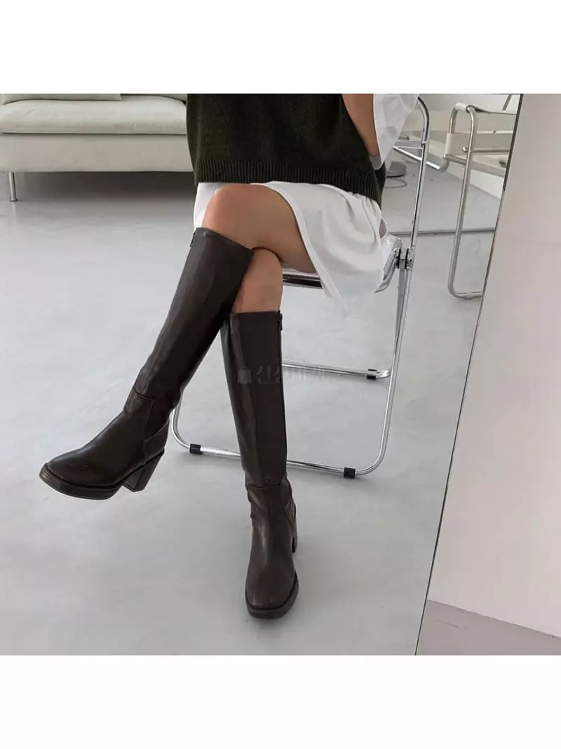 Themuse - Korean Women Fashion - #momslook - 7780 Long Boots - 2