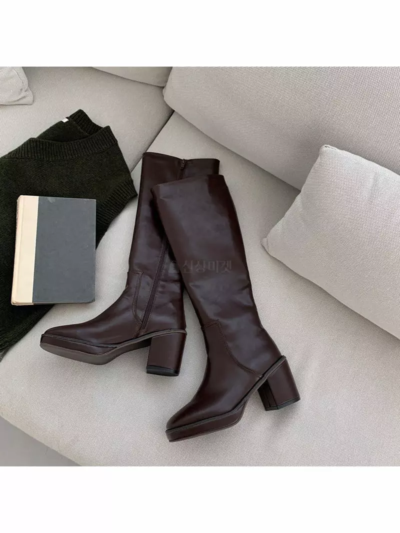 Themuse - Korean Women Fashion - #momslook - 7780 Long Boots - 6