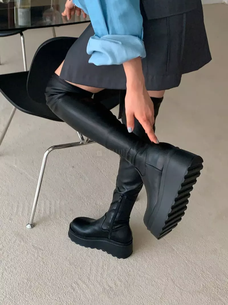 Themuse - Korean Women Fashion - #momslook - 1048 Boots - 2