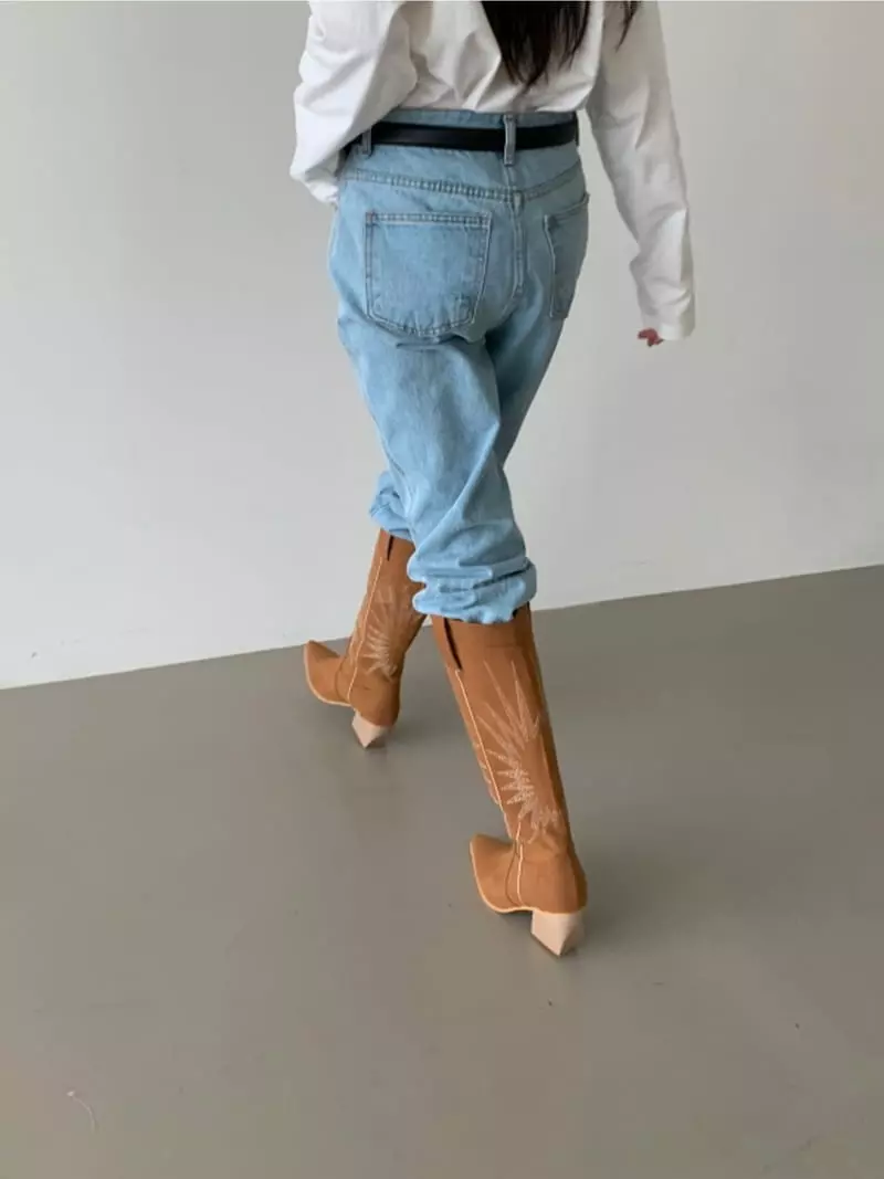 Themuse - Korean Women Fashion - #womensfashion - 1046 Wastern Boots - 4