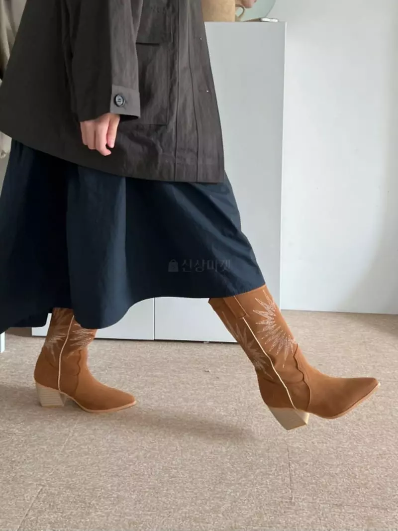 Themuse - Korean Women Fashion - #momslook - 1045 Wastern Boots - 3