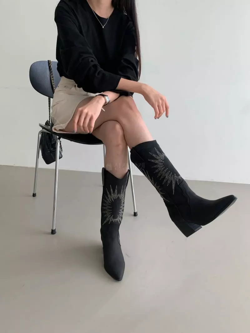 Themuse - Korean Women Fashion - #momslook - 1045 Wastern Boots - 5