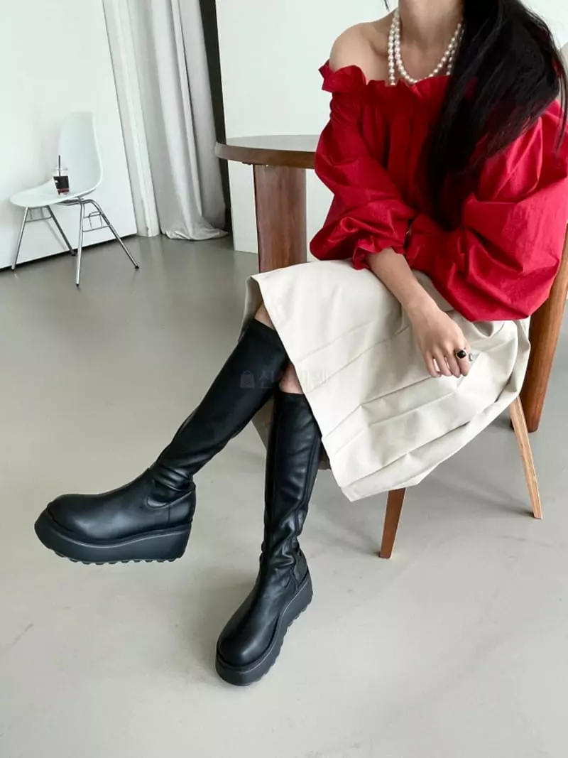 Themuse - Korean Women Fashion - #momslook - 1044 Long Boots - 2