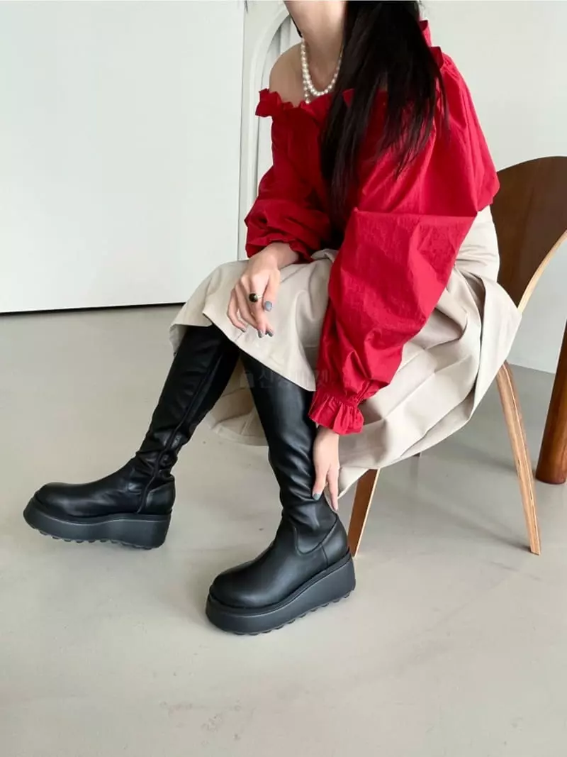 Themuse - Korean Women Fashion - #momslook - 1044 Long Boots - 3