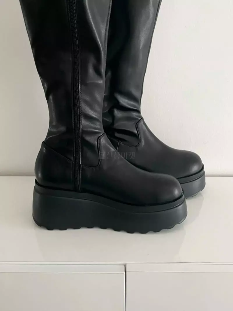 Themuse - Korean Women Fashion - #pursuepretty - 1044 Long Boots - 8