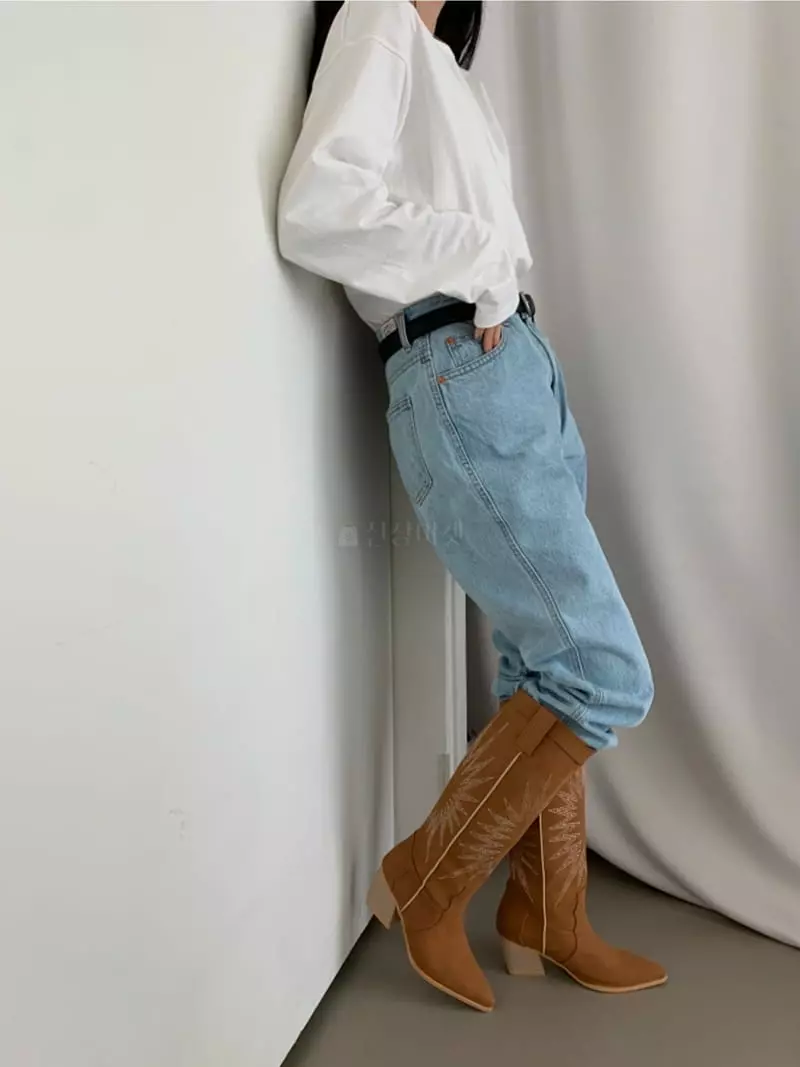 Themuse - Korean Women Fashion - #restrostyle - 1046 Wastern Boots - 11