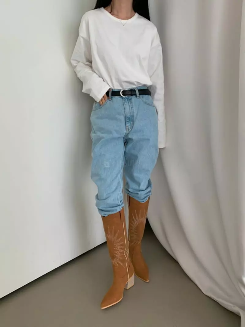Themuse - Korean Women Fashion - #romanticstyle - 1046 Wastern Boots - 12