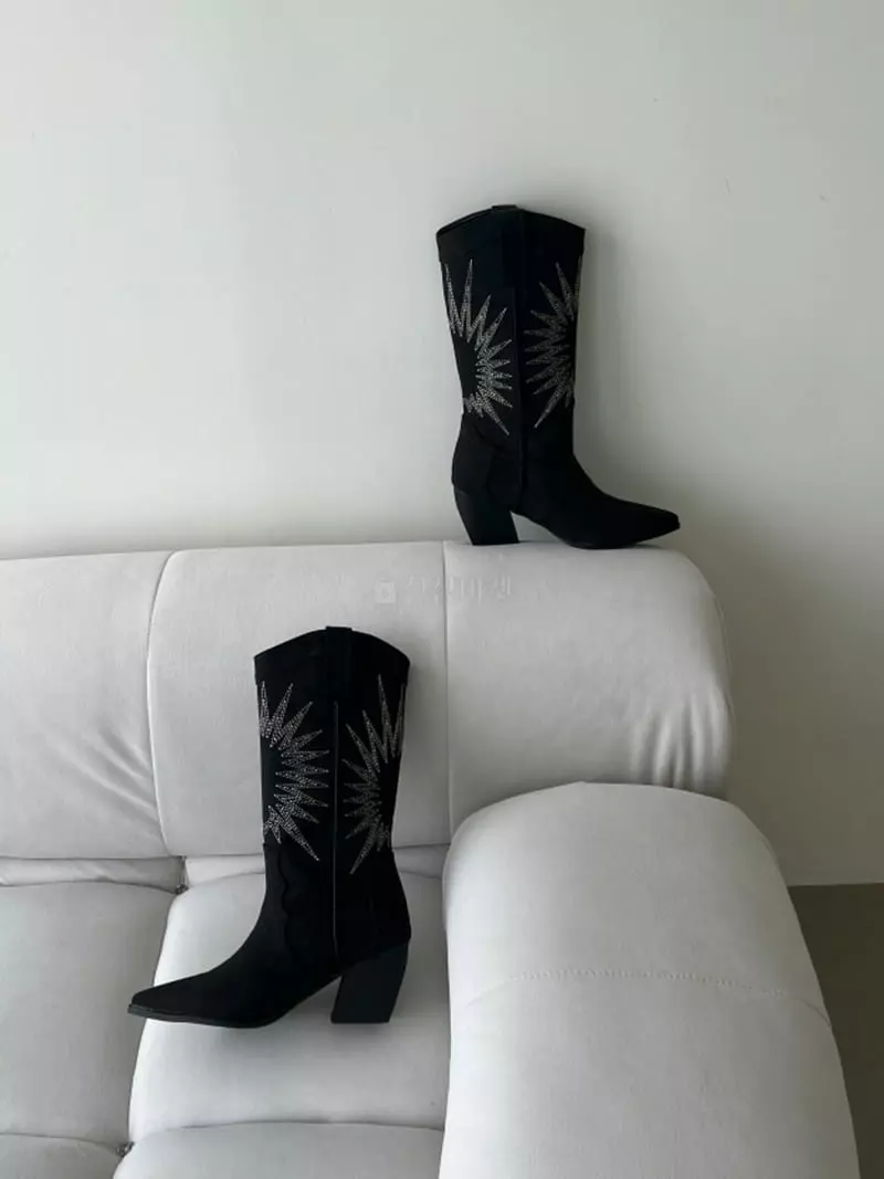 Themuse - Korean Women Fashion - #shopsmall - 1045 Wastern Boots - 12