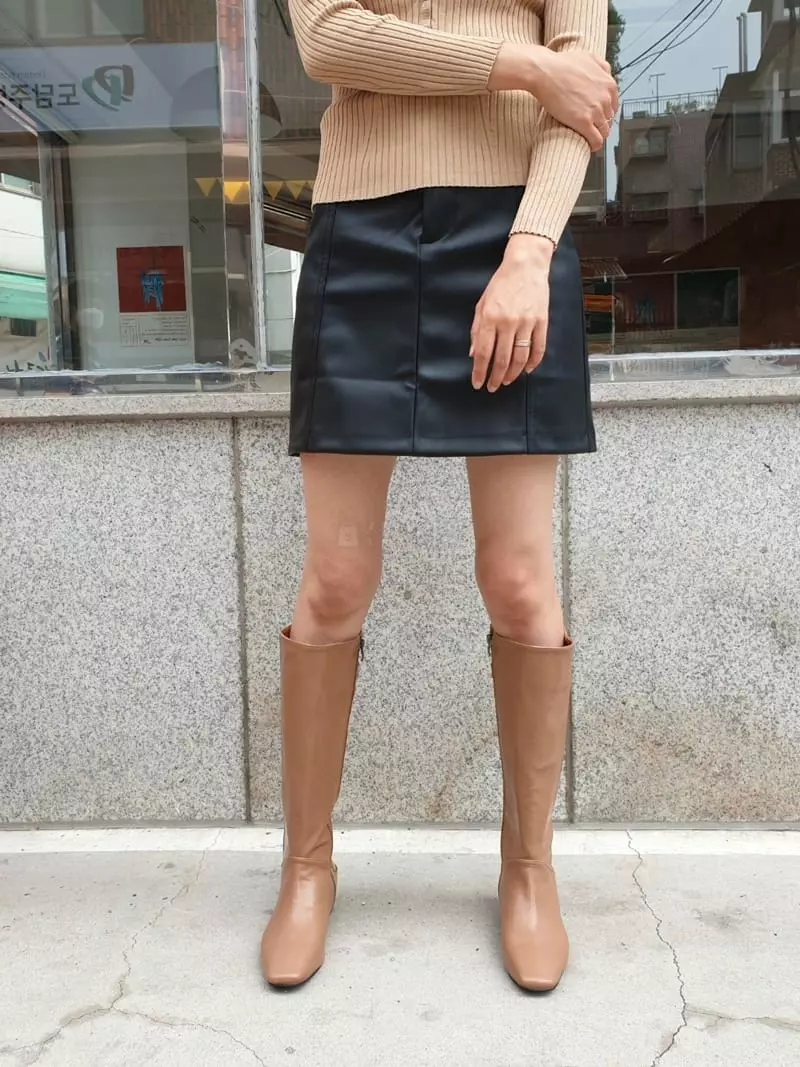 Themuse - Korean Women Fashion - #shopsmall - 1039 Long Boots - 7