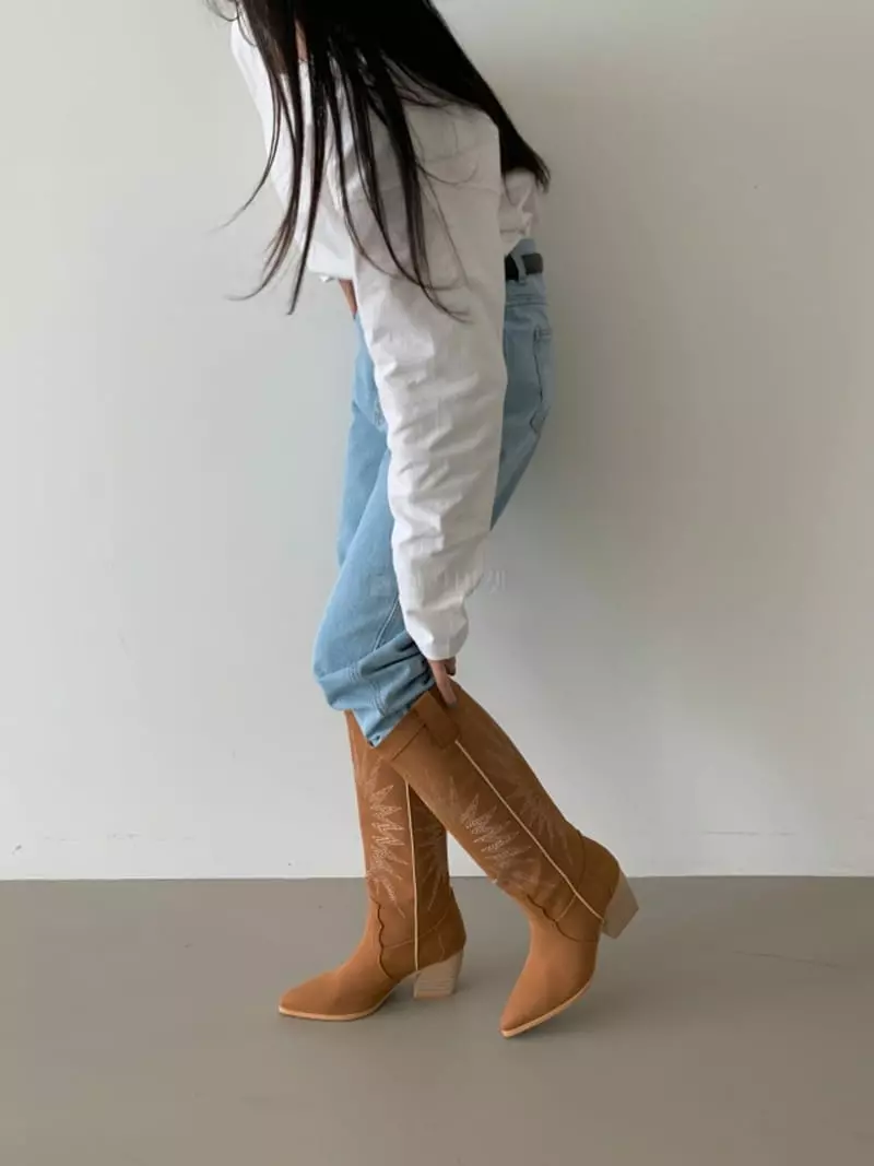 Themuse - Korean Women Fashion - #womensfashion - 1046 Wastern Boots - 3