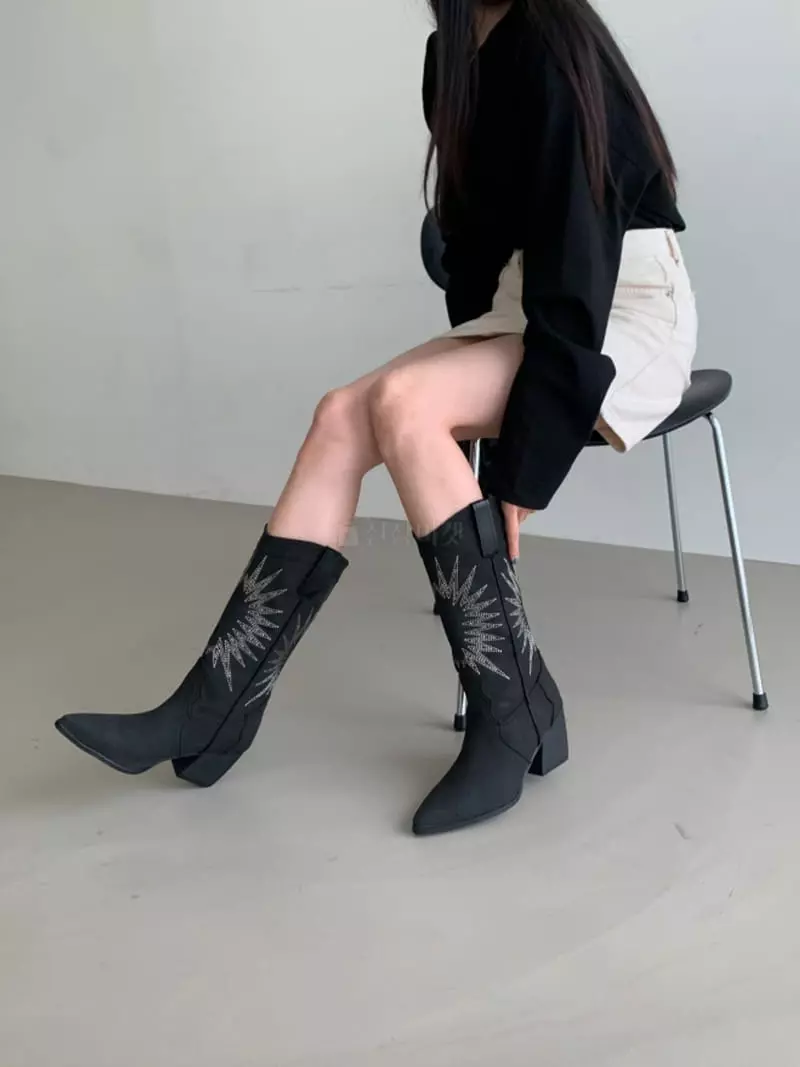 Themuse - Korean Women Fashion - #womensfashion - 1045 Wastern Boots - 6