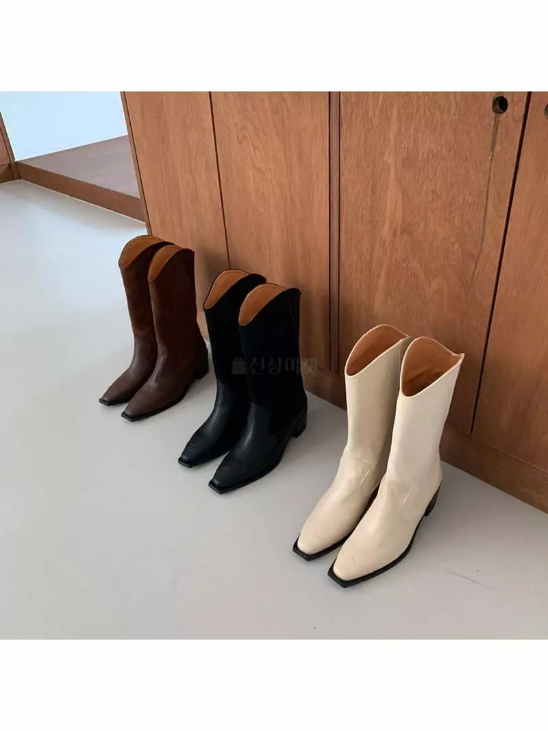 Themuse - Korean Women Fashion - #womensfashion - 1014 Wastern Boots - 11
