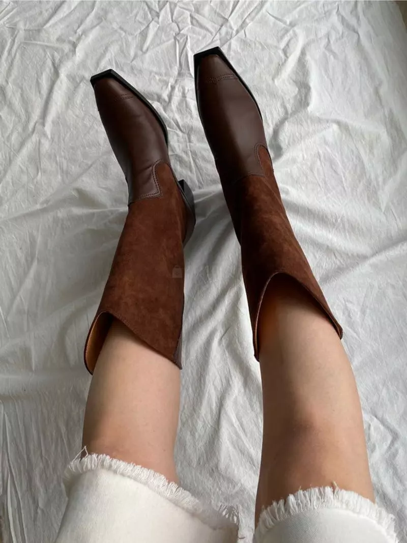 Themuse - Korean Women Fashion - #womensfashion - 1014 Wastern Boots - 5