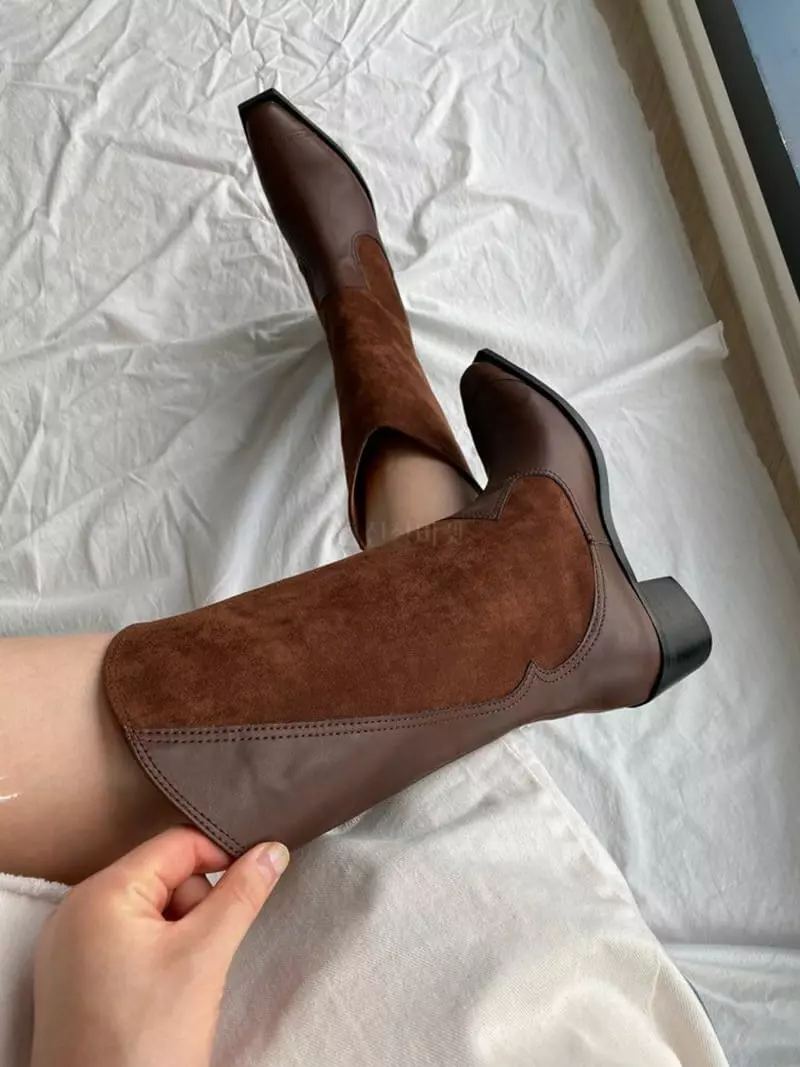 Themuse - Korean Women Fashion - #womensfashion - 1014 Wastern Boots - 7