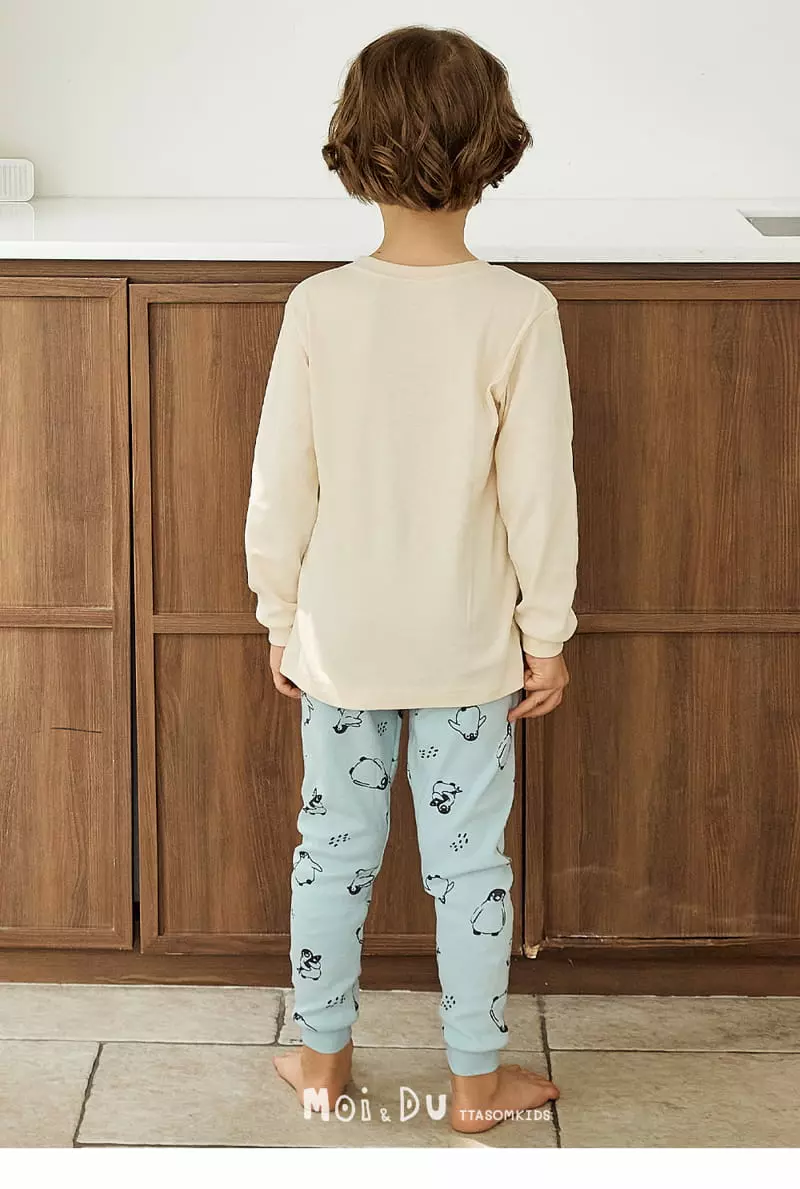 Ttasom - Korean Children Fashion - #Kfashion4kids - Big Penguin 30 Fraise Easywear - 5