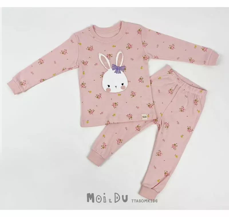 Ttasom - Korean Children Fashion - #childofig - Rabbit Face 30 Fraise Easywear