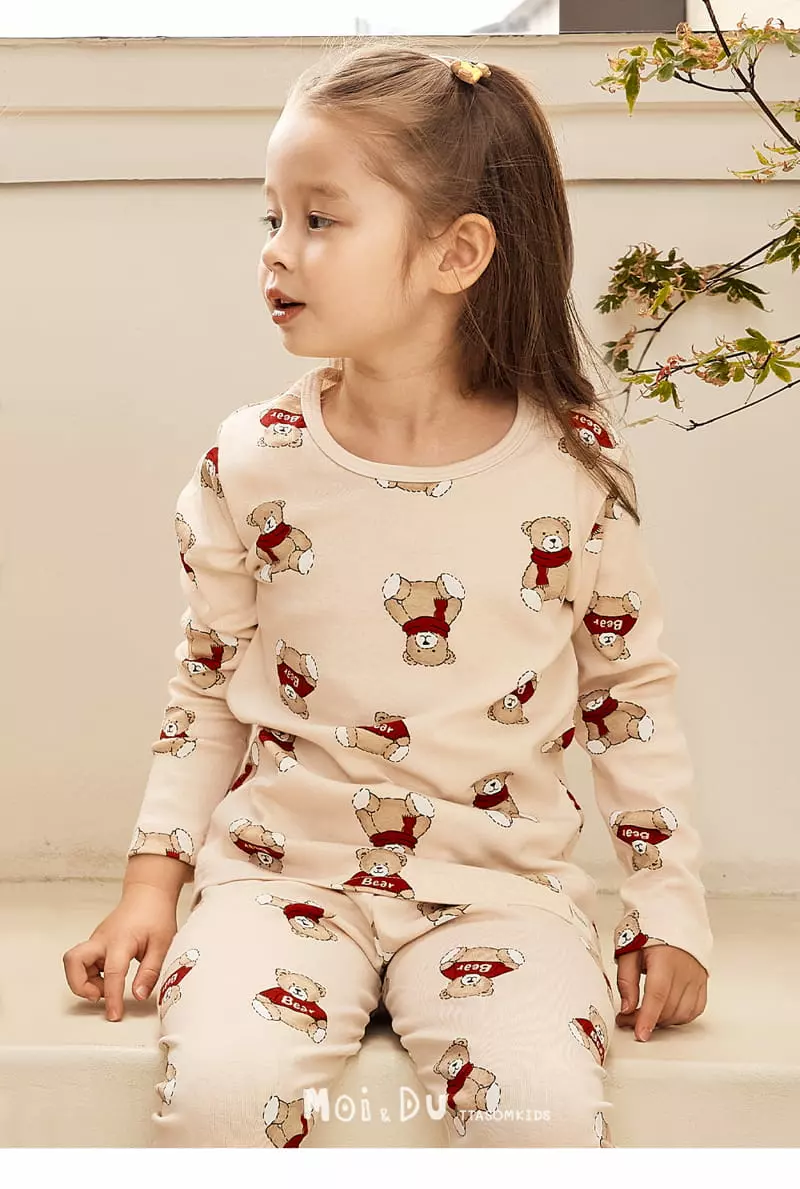 Ttasom - Korean Children Fashion - #childofig - Bear Doll 30 Fraise Easywear - 5