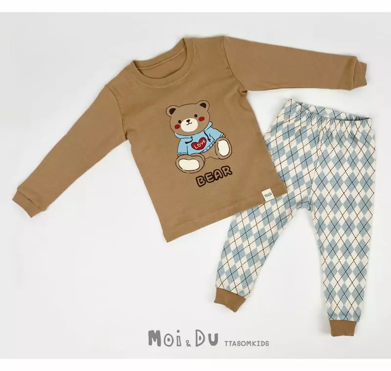 Ttasom - Korean Children Fashion - #designkidswear - Hoody Bear 30 Fraise Easywear
