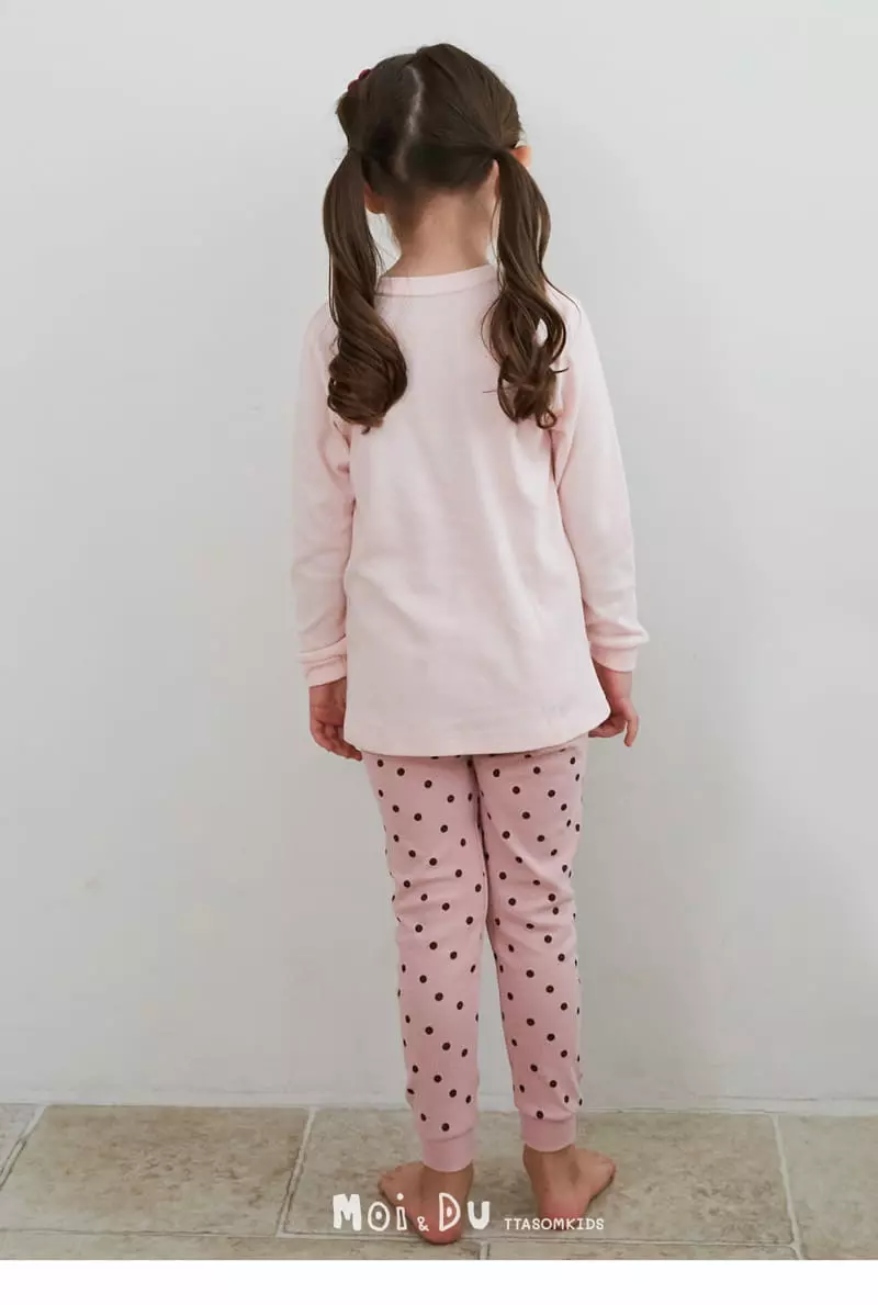 Ttasom - Korean Children Fashion - #discoveringself - Pink Deer 30 Fraise Easywear - 5