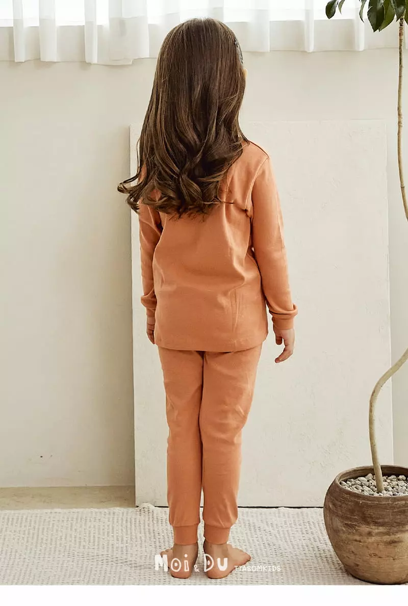 Ttasom - Korean Children Fashion - #discoveringself - Coloring Orange 30 Fraise Easywear - 5
