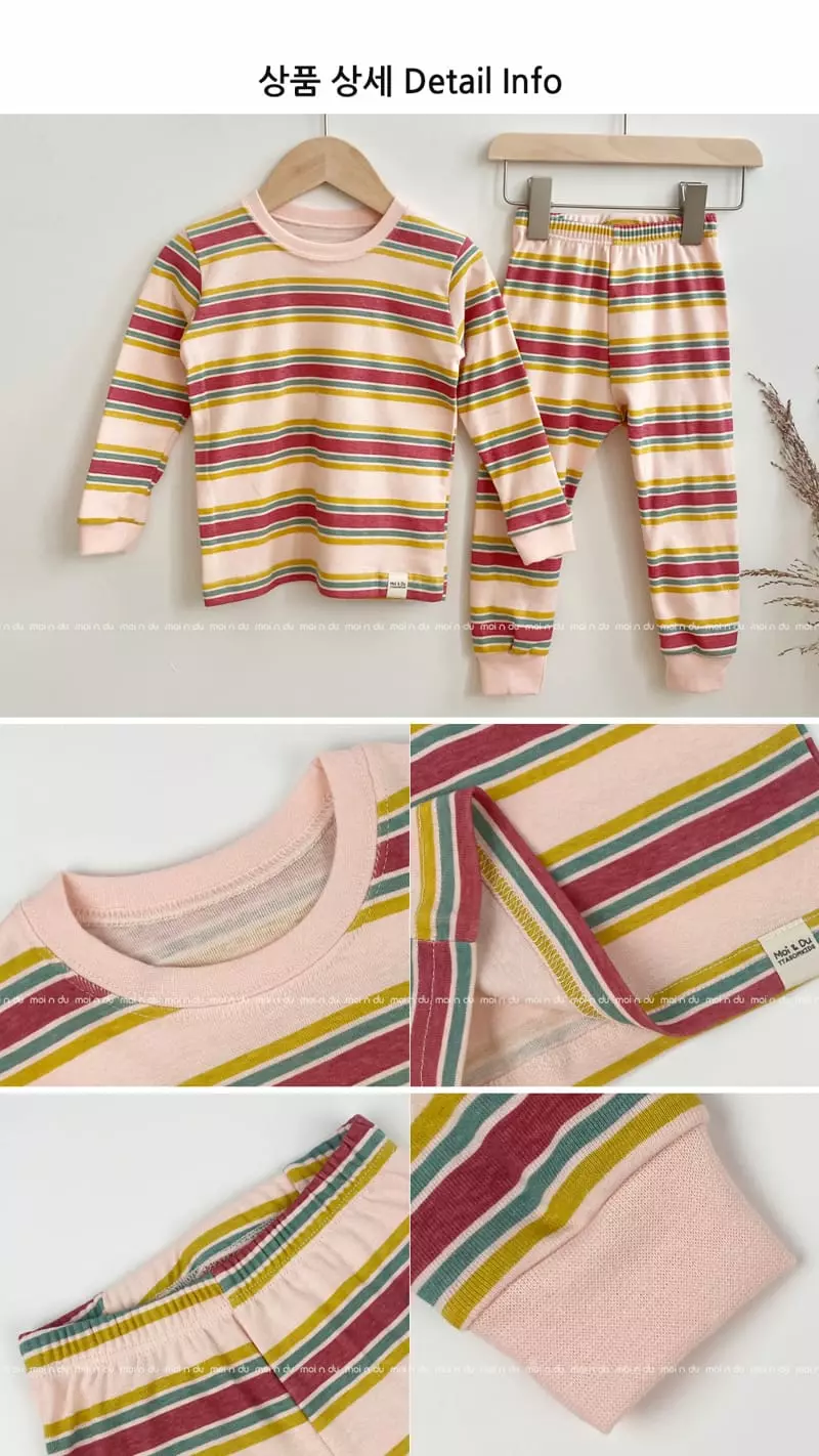 Ttasom - Korean Children Fashion - #fashionkids - Stripe Pink 30 Fraise Easywear - 7