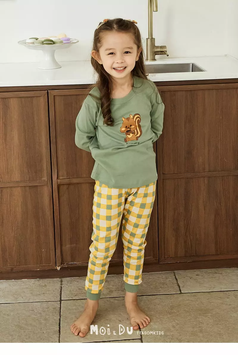 Ttasom - Korean Children Fashion - #kidzfashiontrend - Yummy Squirrel 30 Fraise Easywear - 5