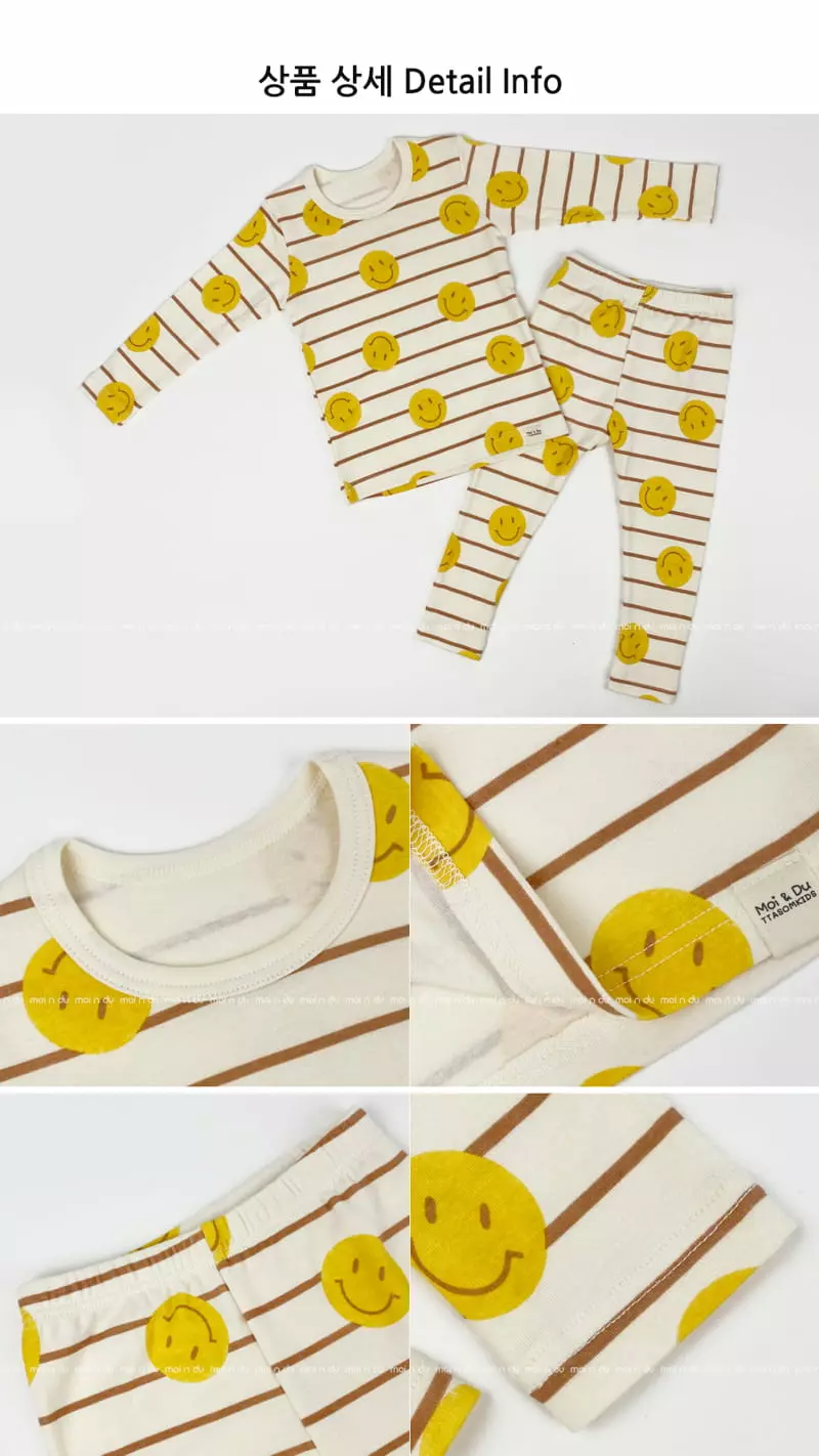 Ttasom - Korean Children Fashion - #littlefashionista - Happy Smile Modal Span Easywear - 8