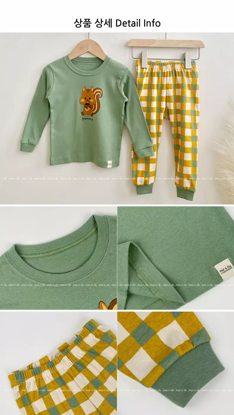 Ttasom - Korean Children Fashion - #littlefashionista - Yummy Squirrel 30 Fraise Easywear - 7