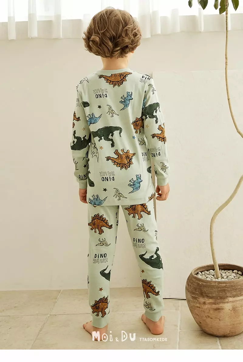Ttasom - Korean Children Fashion - #littlefashionista - Dino World 30 Fraise Easywear - 5
