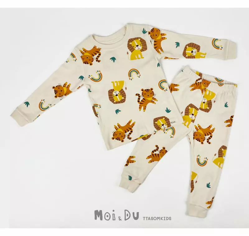 Ttasom - Korean Children Fashion - #littlefashionista - Jungle Friend 30 Fraise Easywear