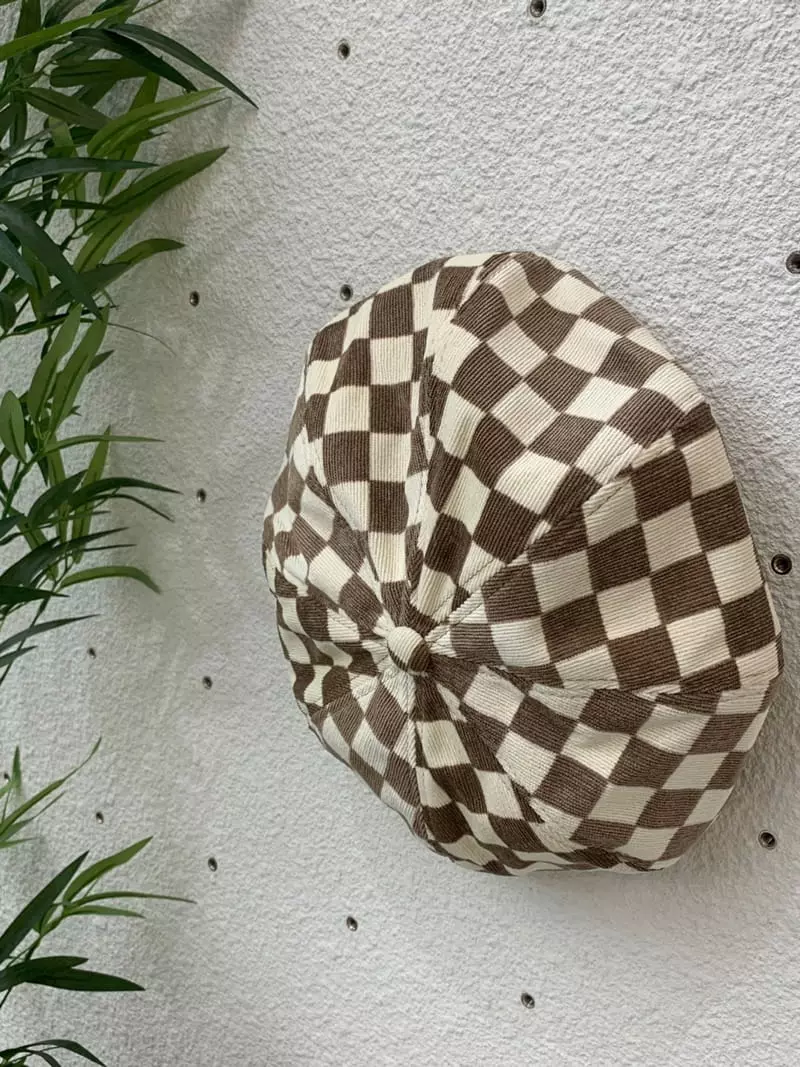 Two J - Korean Women Fashion - #momslook - Chess Beret Hat - 3