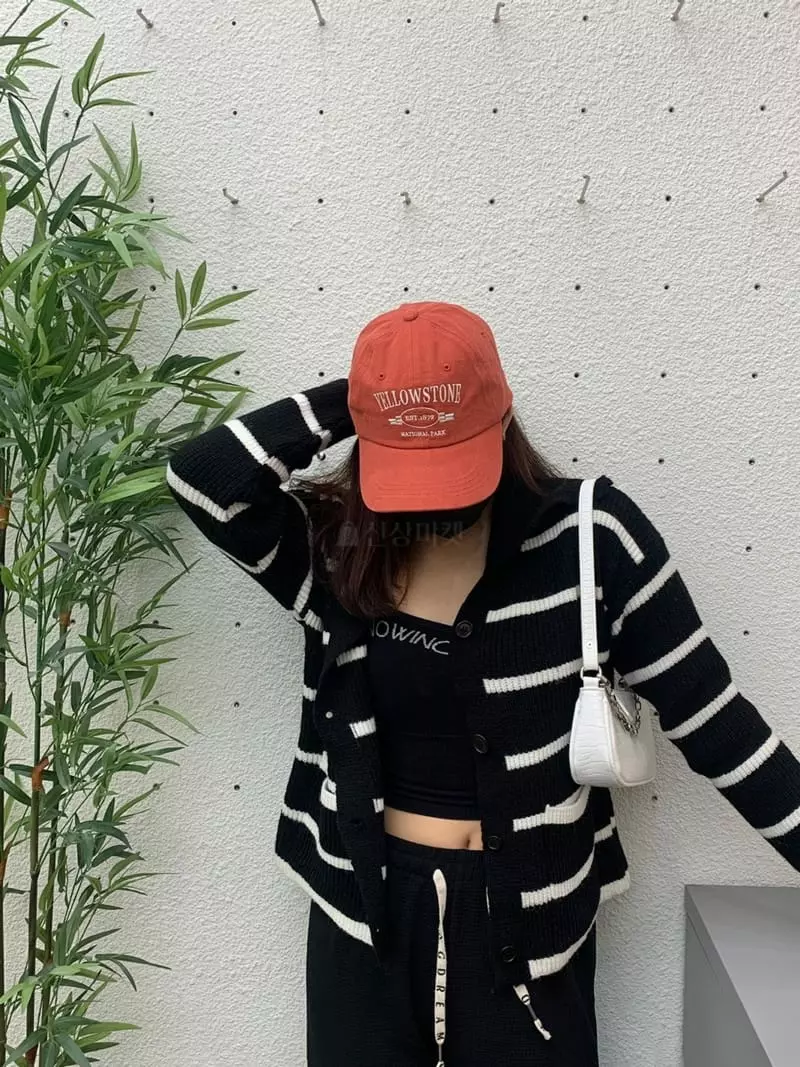 Two J - Korean Women Fashion - #momslook - Yellow Stone Cap