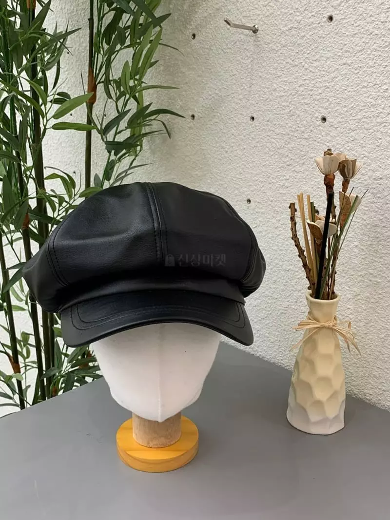 Two J - Korean Women Fashion - #momslook - Learher Hat - 7