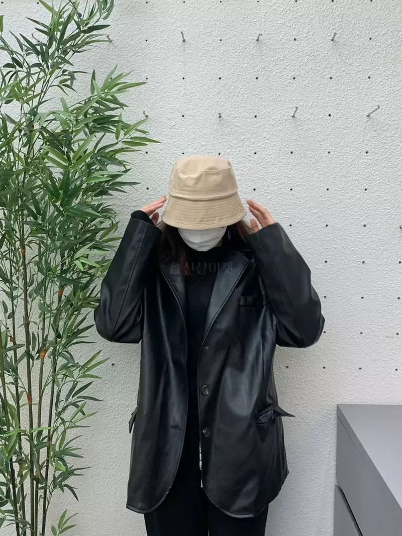 Two J - Korean Women Fashion - #momslook - Rib Bucket Hat - 2