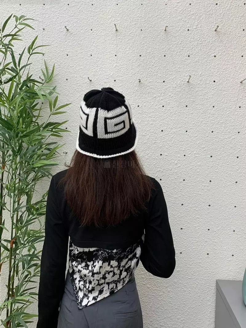 Two J - Korean Women Fashion - #momslook - Knit Bucket Aht