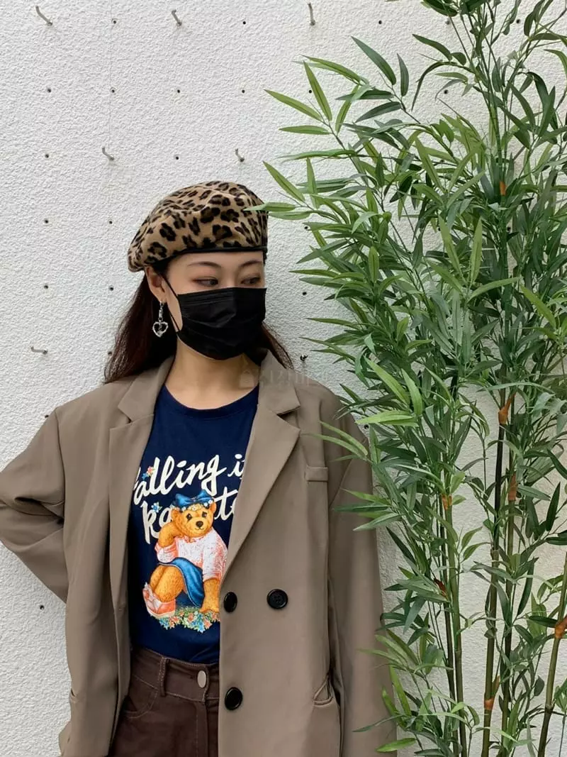 Two J - Korean Women Fashion - #womensfashion - Leopard Beret Hat